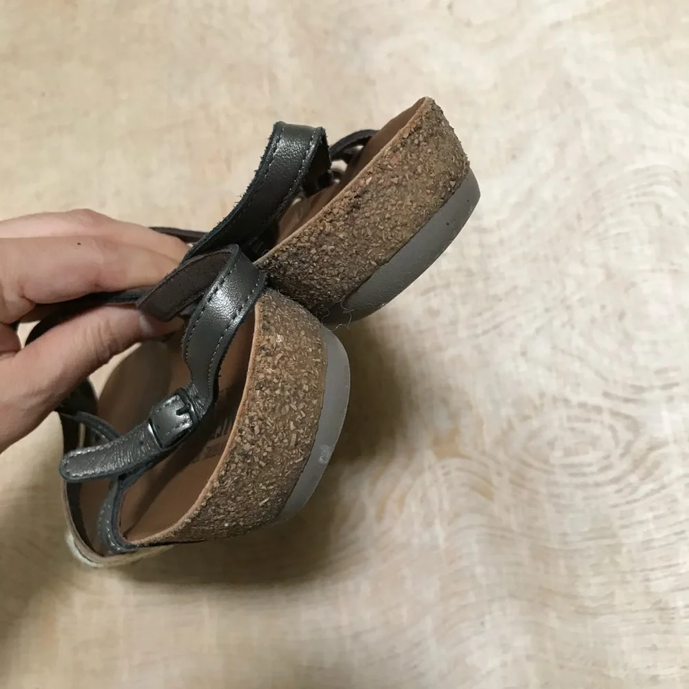 Mephisto Air Relax Ankle Strap Leather Sandals Size 37
